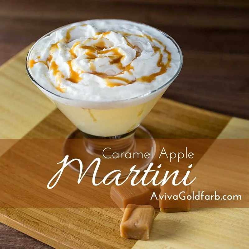 An Easy Holiday Cocktail Recipe: Caramel Apple Martini