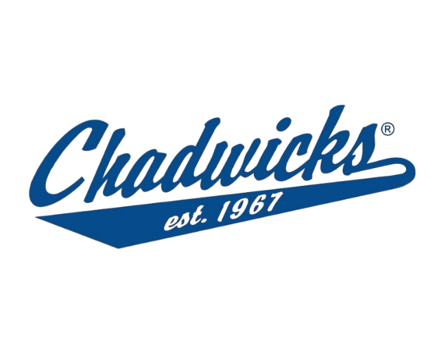 Chadwicks logo in blue with the text 'est. 1967' underneath