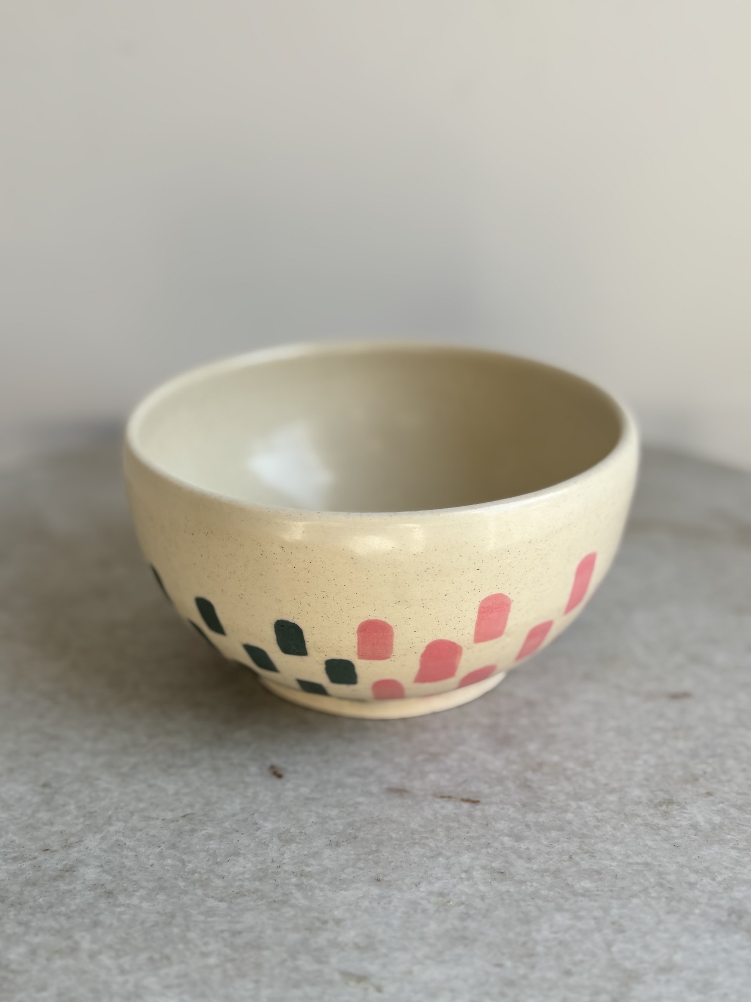 Medium Multicolor Ice Cream Bowl
