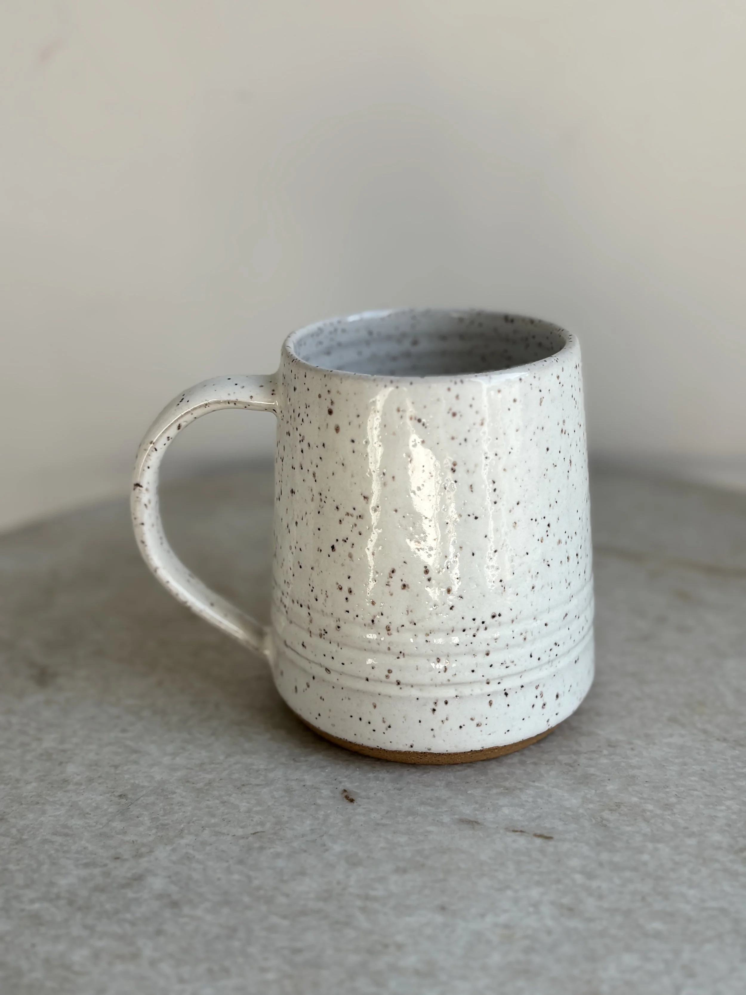 White Speckled Mug