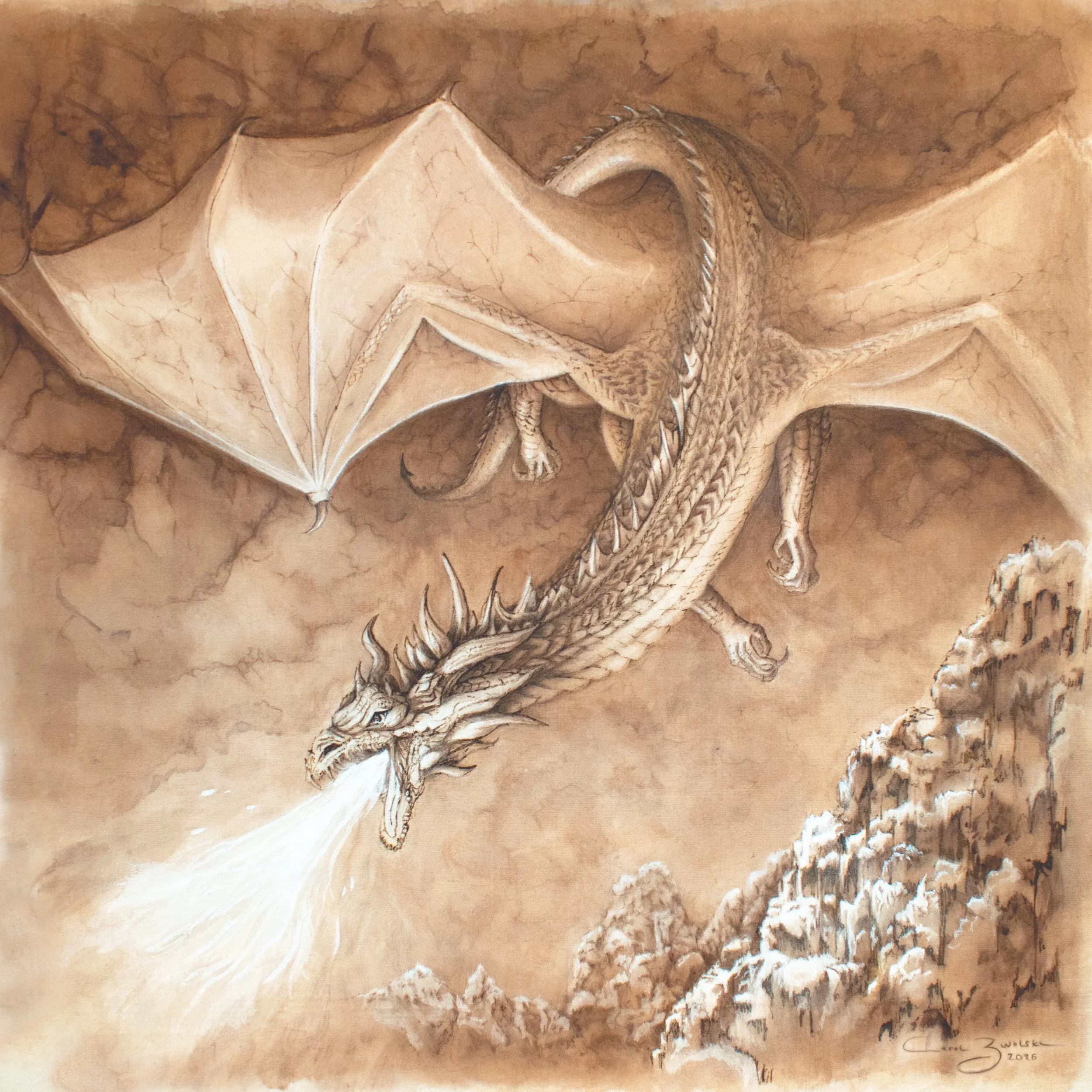 Brown Dragon