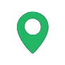 Green map marker icon