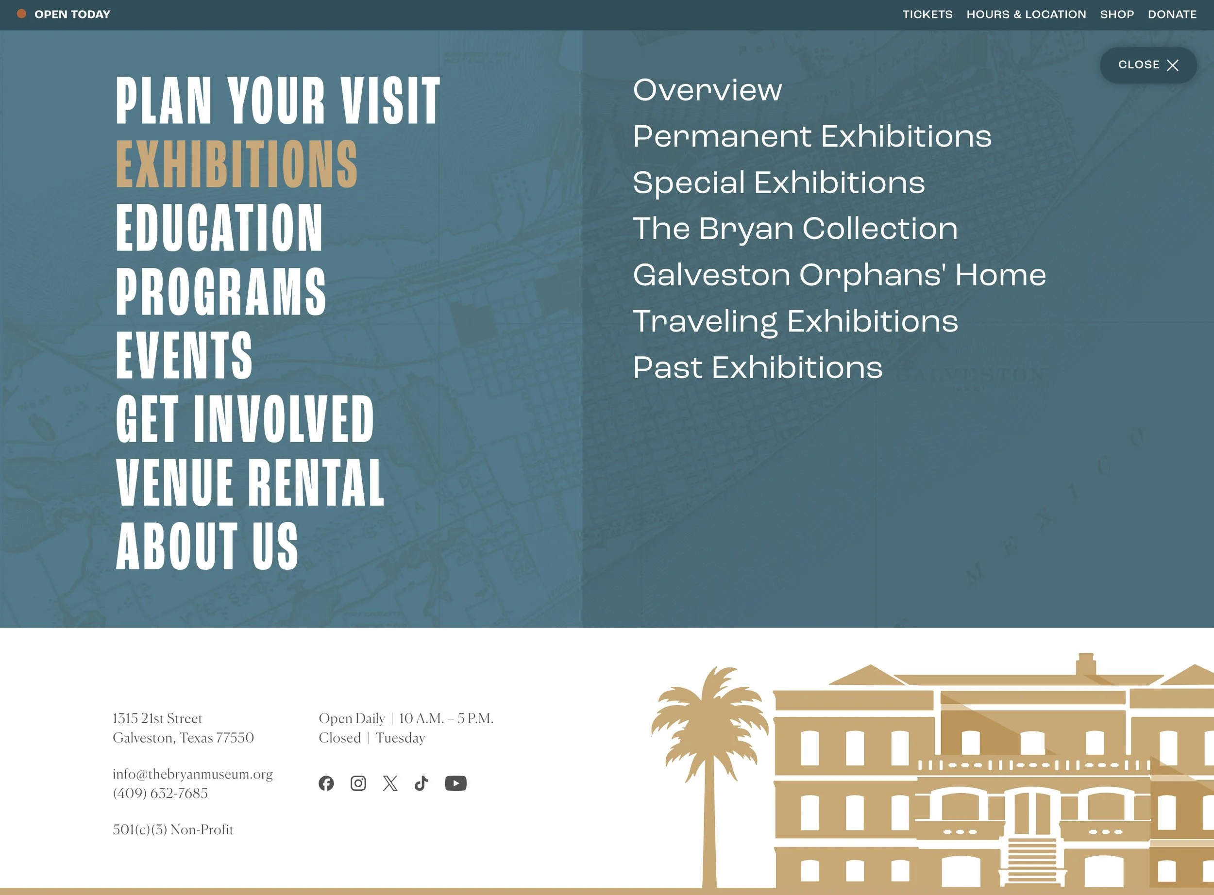 The Bryan Musuem Website - Navigation.jpg