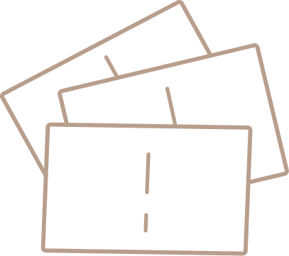 Multiple rectangular book covers with lines and symbols on a blank background.
