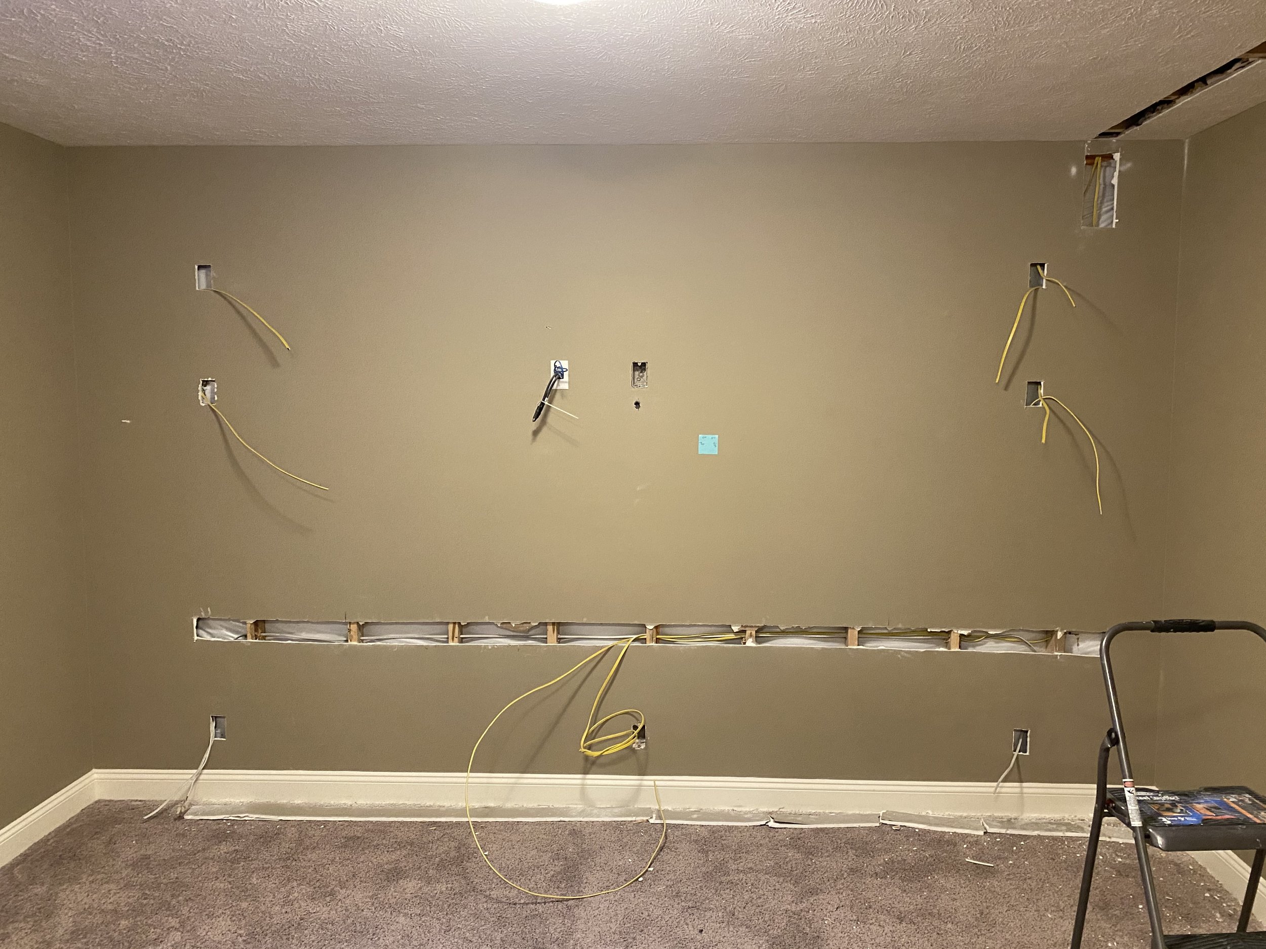 A good electrician, always knows a good drywall finisher