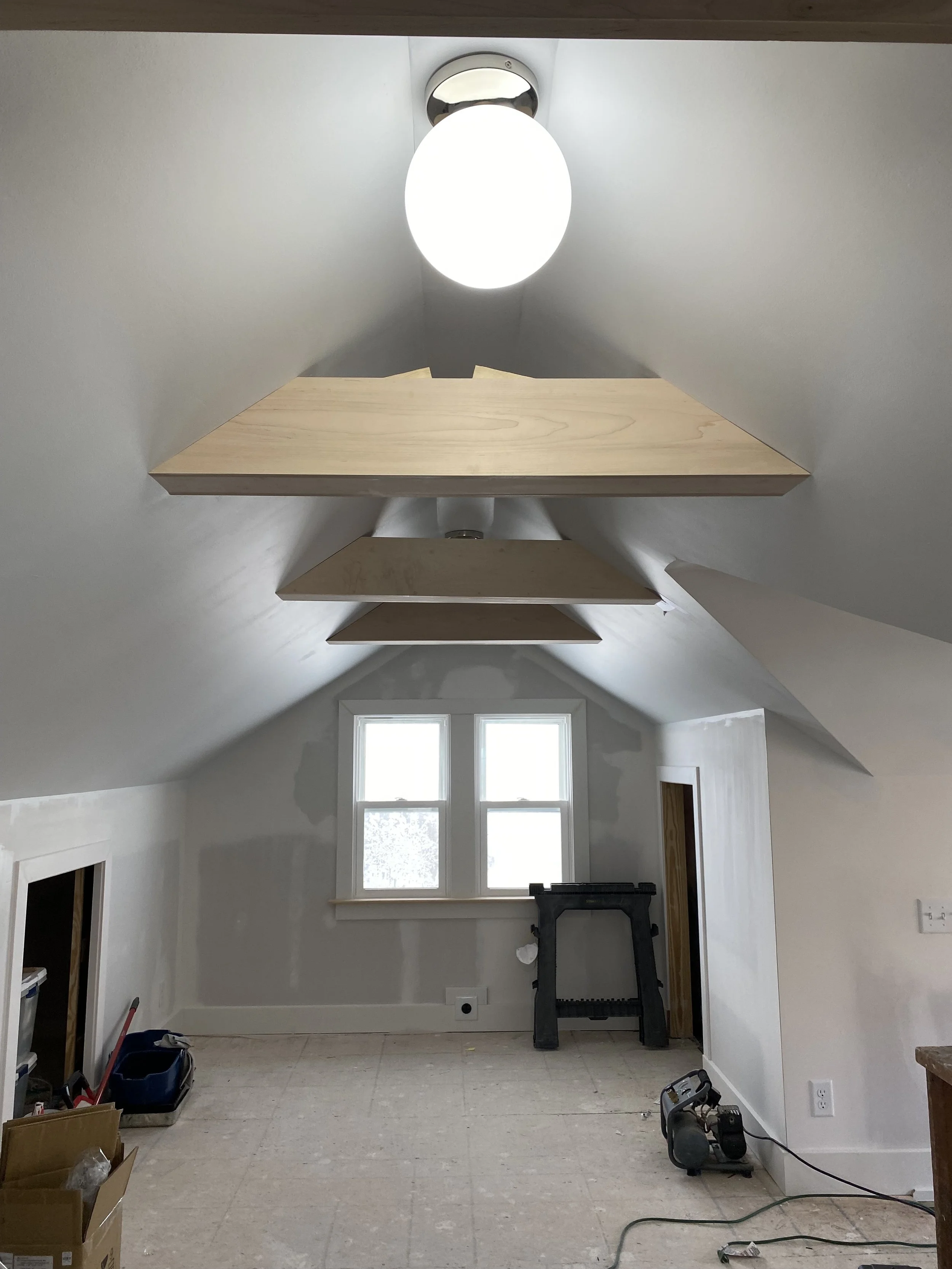 Midtown attic finish 