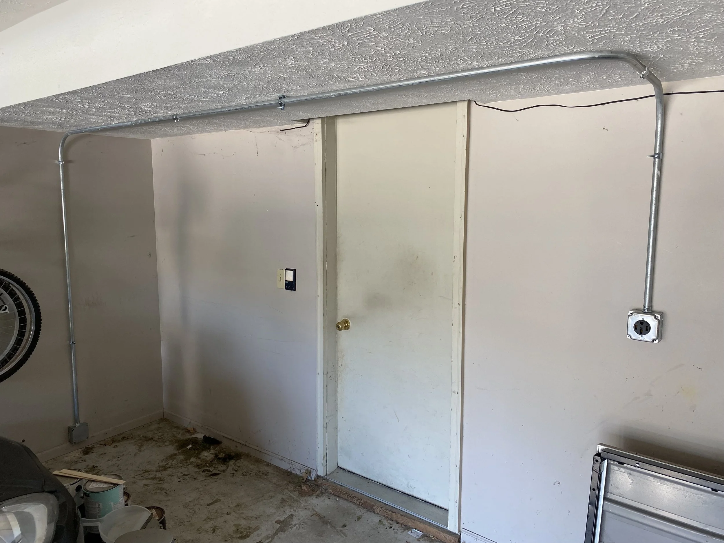 240 volt receptacle in garage