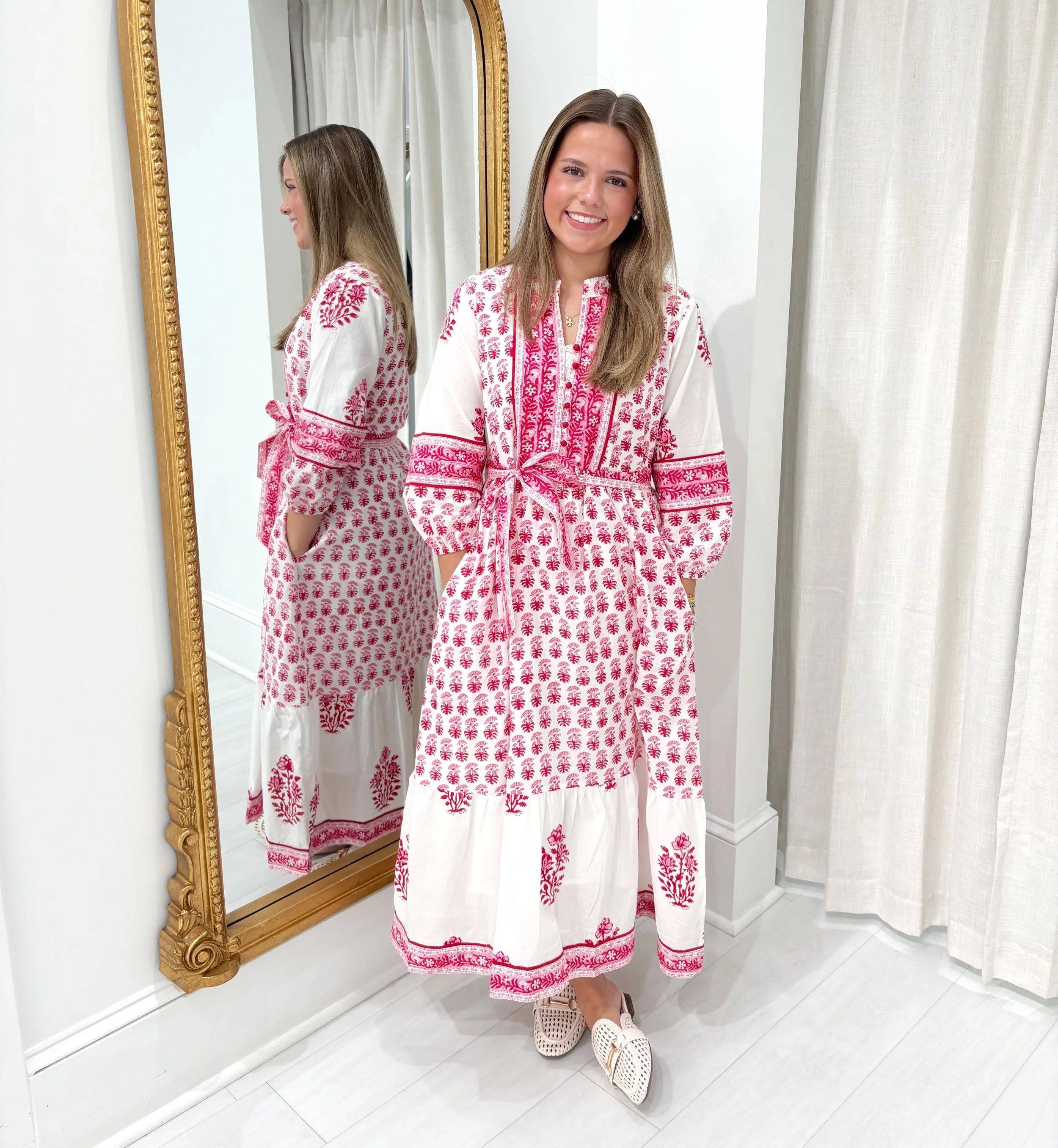 We are loving these printed dresses for fall 🩷🫶🏻 www.ijusthavetohaveit.com