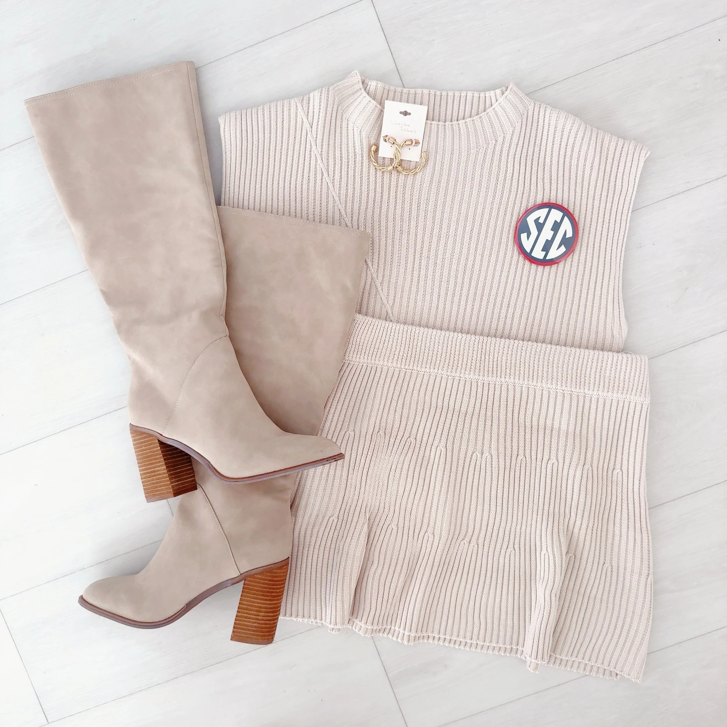 sweater sets for game day>>😍🫶 shop our &ldquo;Brent&rdquo; set instores &amp; online today!
