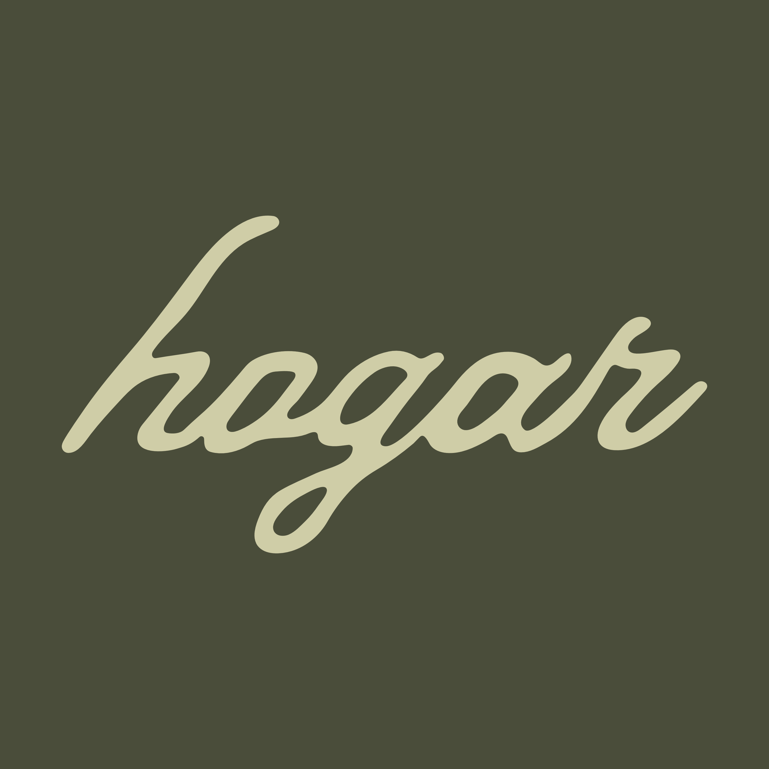 Fondo verde oscuro con letras grandes y cursivas en color crema que dicen 'gracias'.