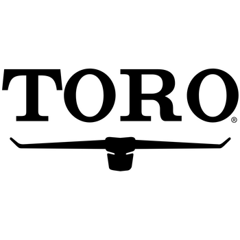 Toro logo with a stylized lawnmower blade beneath the text.