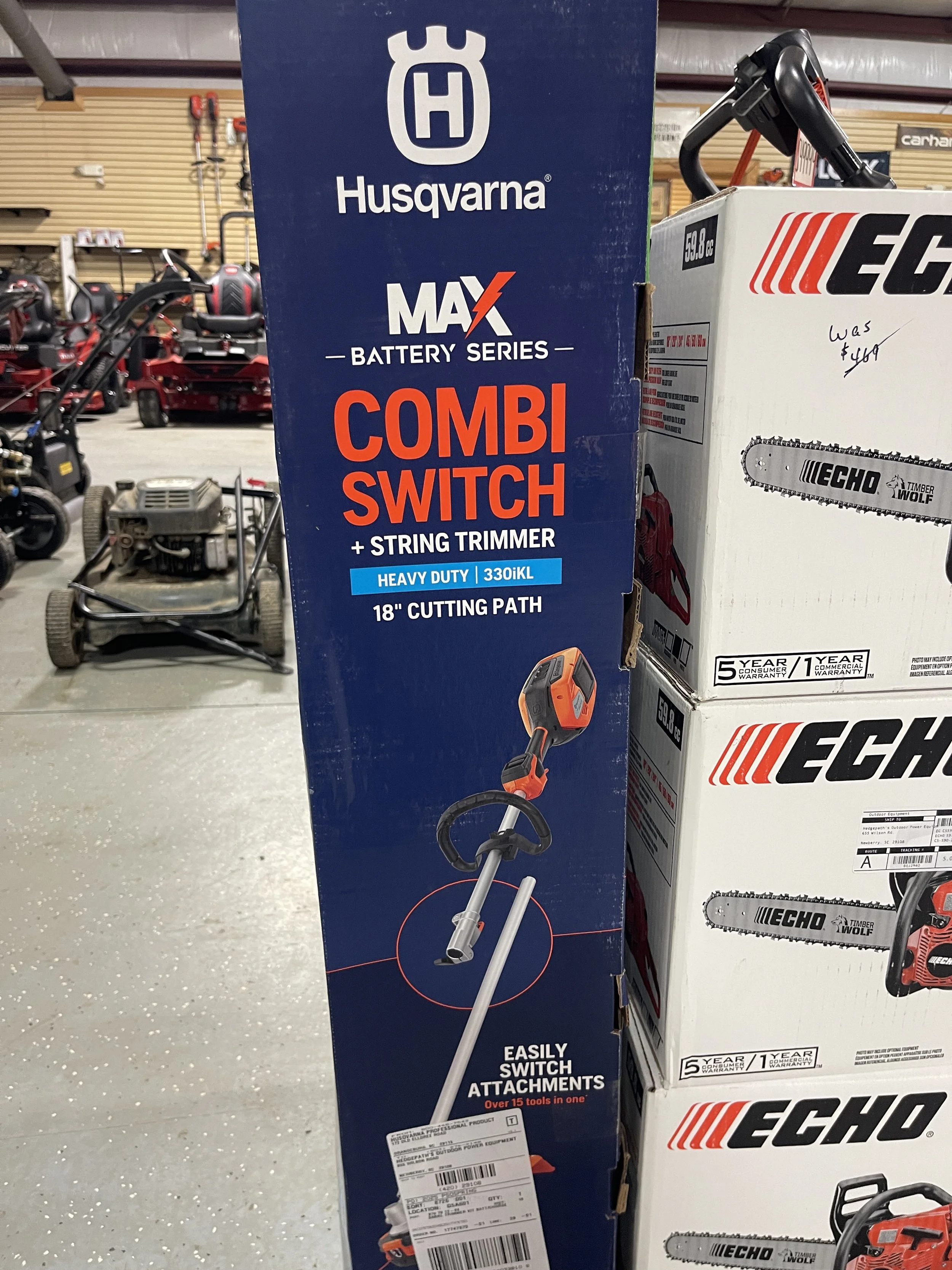 Husqvarna Max Battery Series Combi Switch + String Trimmer