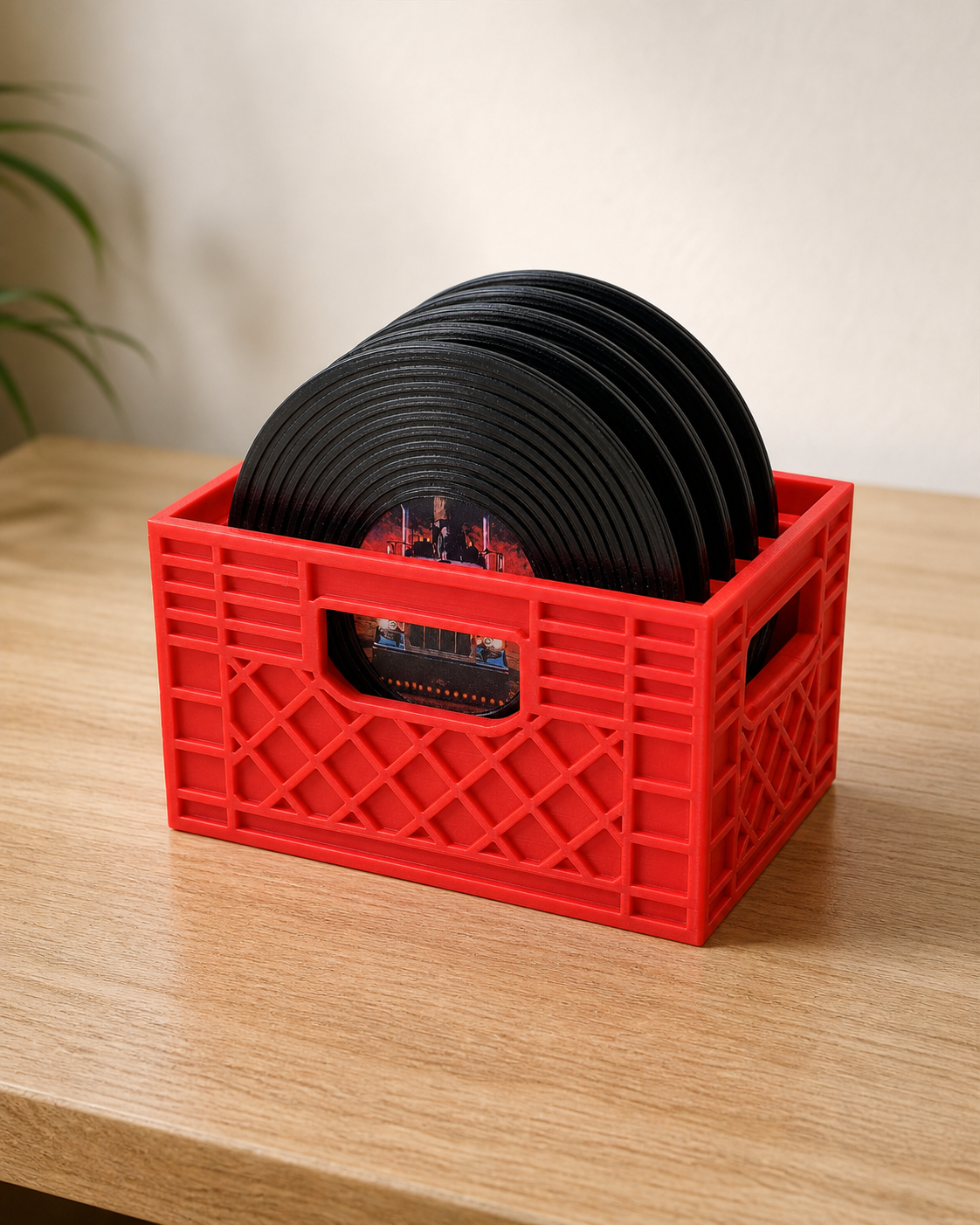 Bad Bunny Vinyl Coaster Set — Red Crate