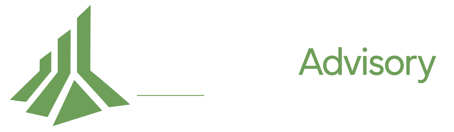 Logotipo de SolCore Advisory con un gráfico de líneas ascendentes y el lema 'Excelencia. Valor. Propósito.'