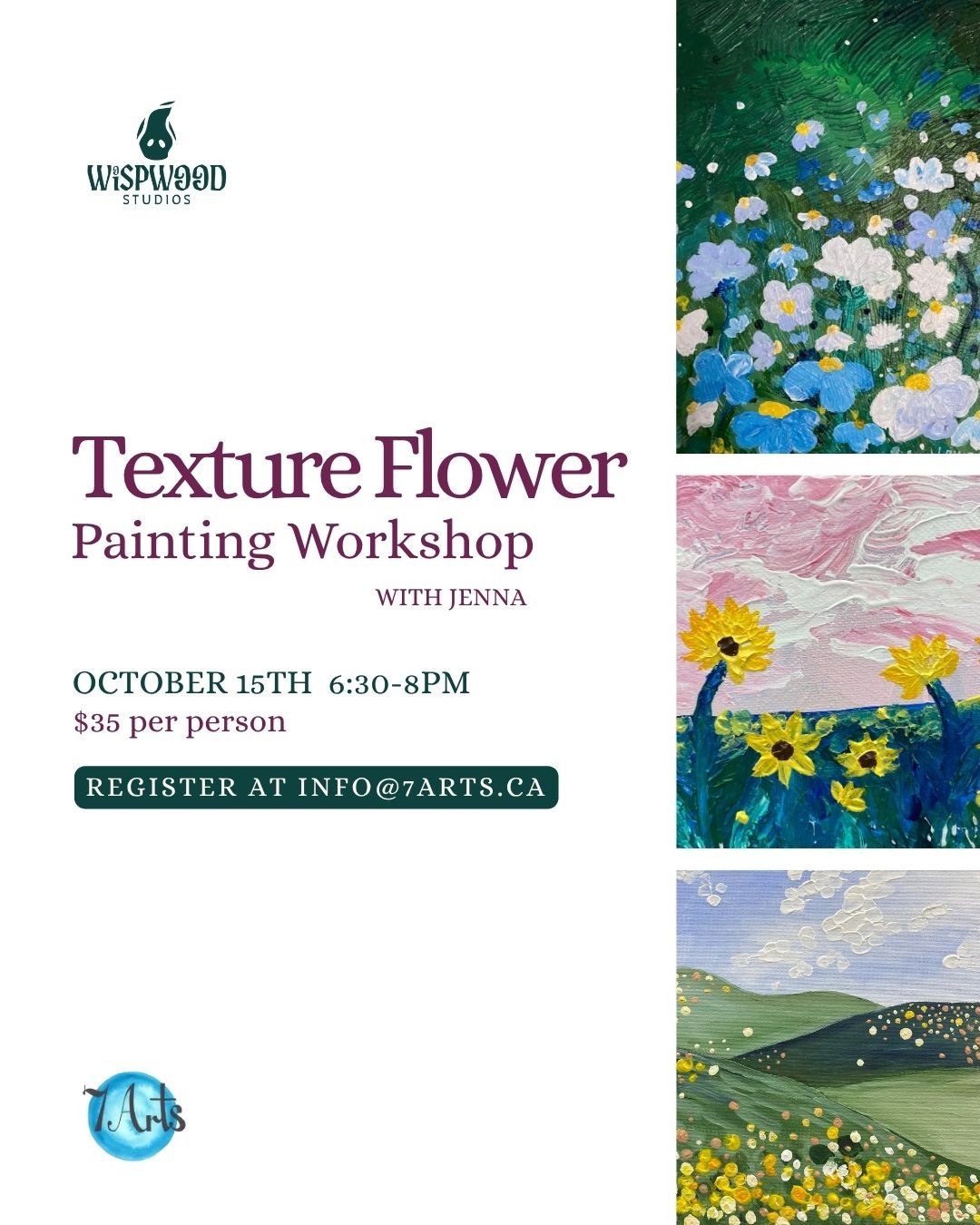 Texture Flower Painting Workshop