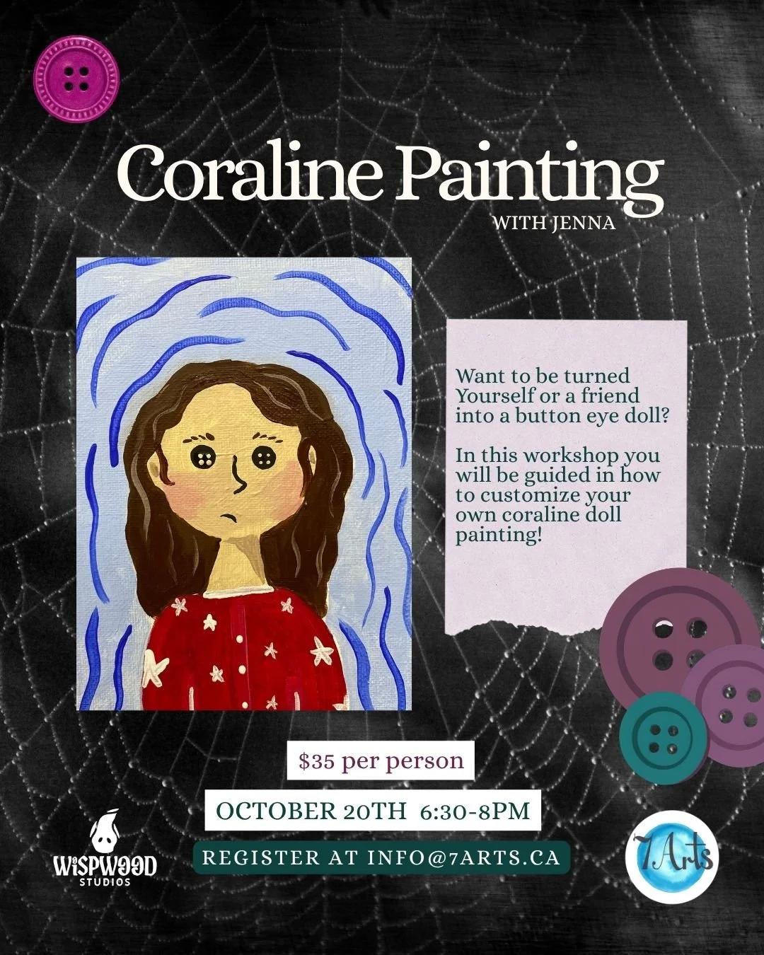 Coraline Paint Night
