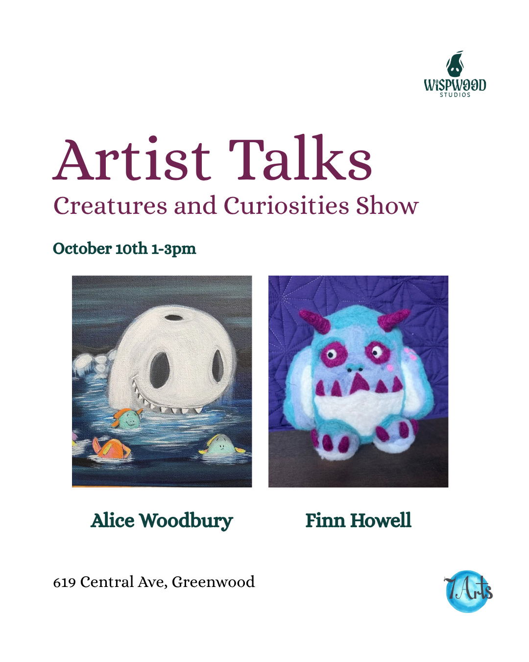 Artist Talks - October 10th 