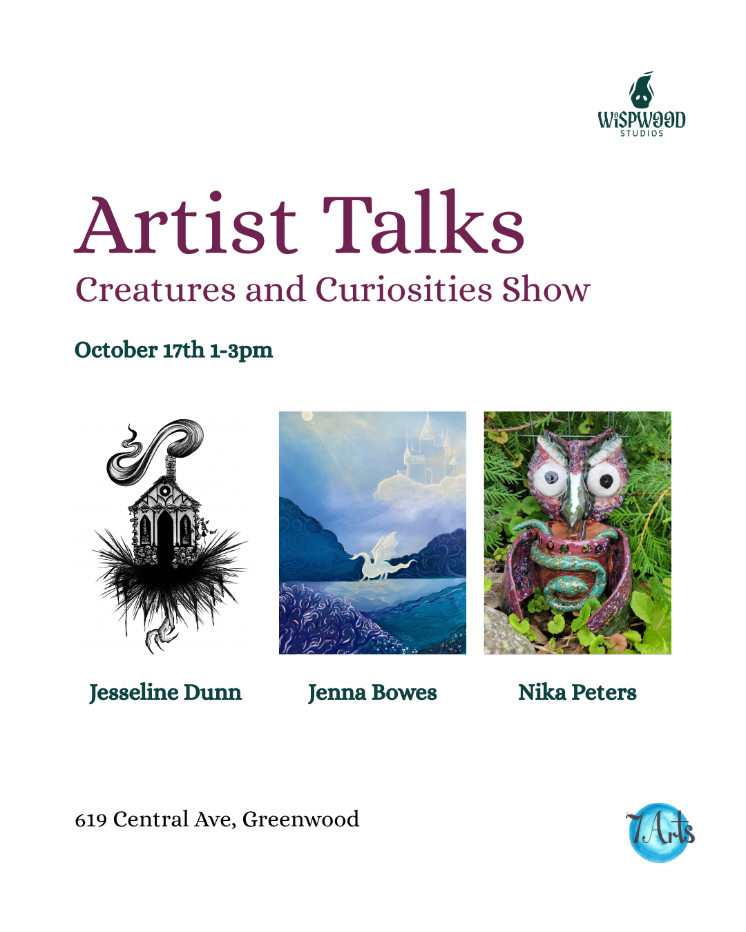 Artist Talks - October 17 