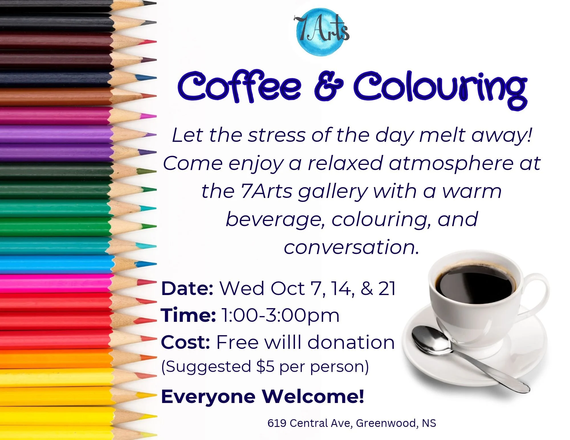 Coffee &amp; Colouring 