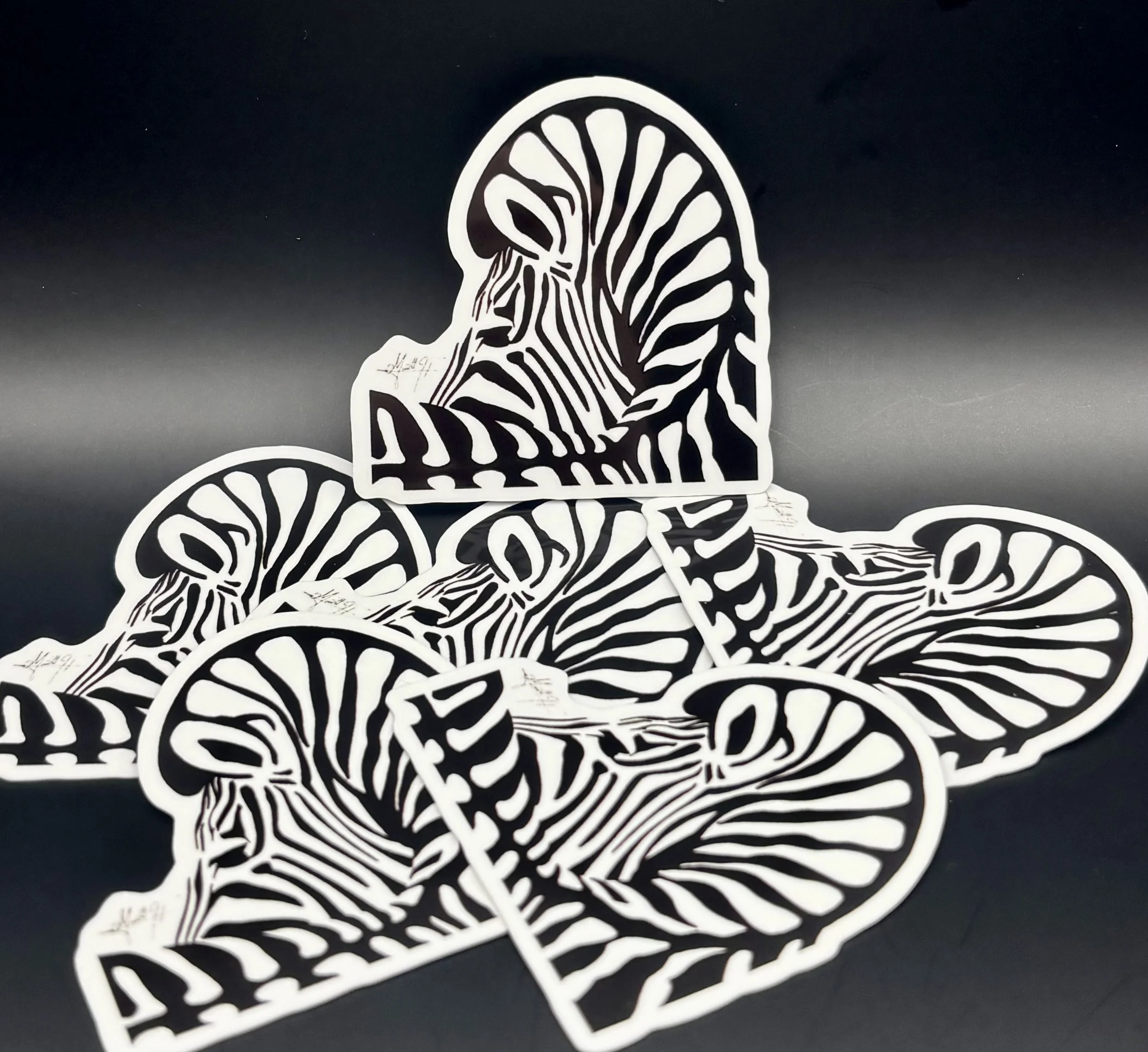 Zebra 2" Vinyl Sticker