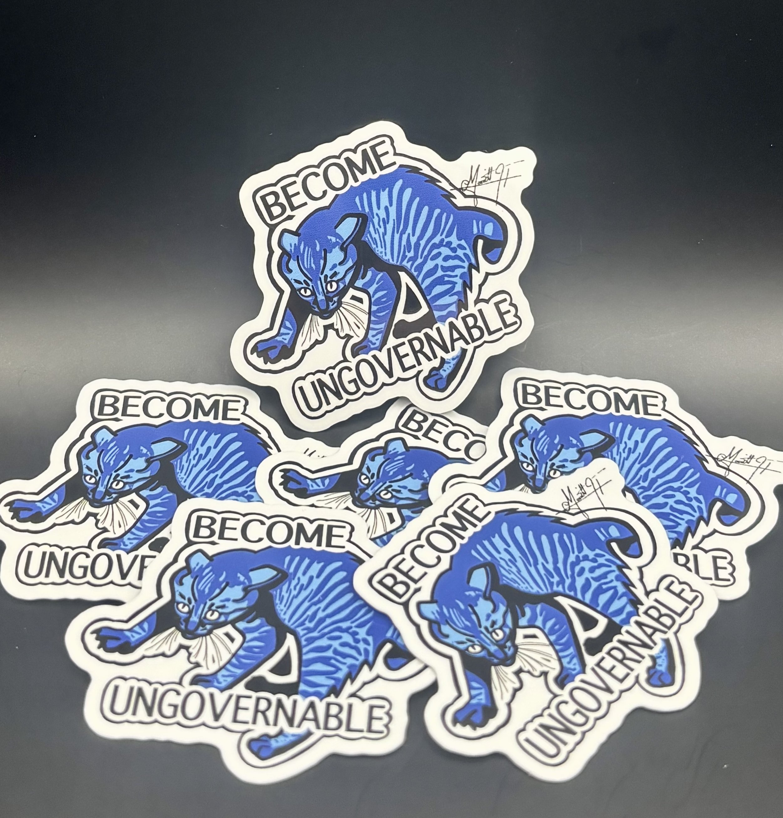 Ungovernable Kitten 2" Vinyl Sticker