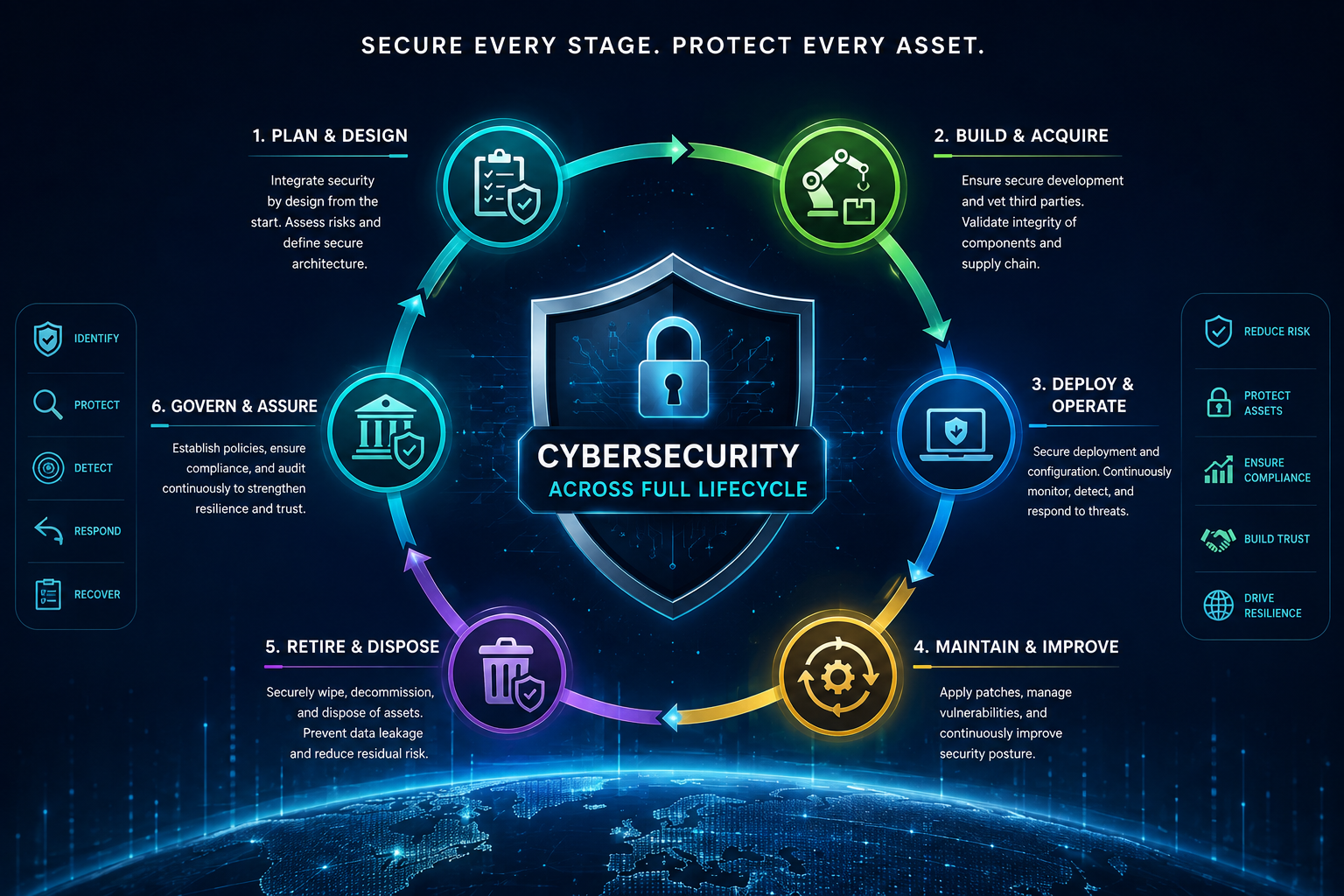 Cybersecurity across Full Lifecycle