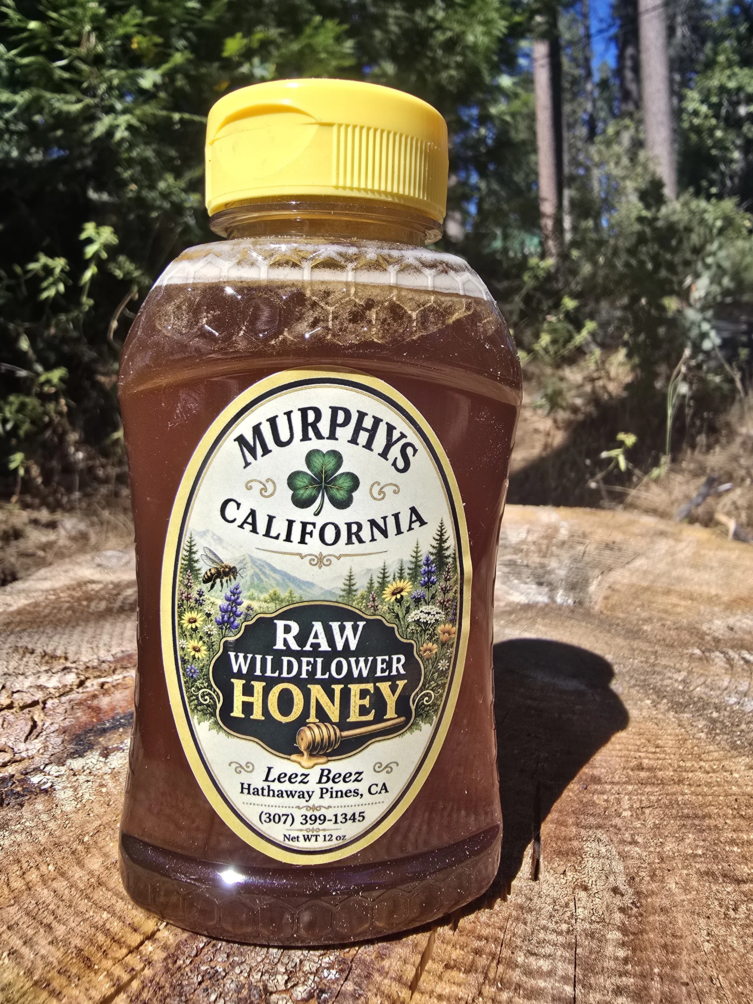 Raw Murphys Wildflower Honey - 12 oz