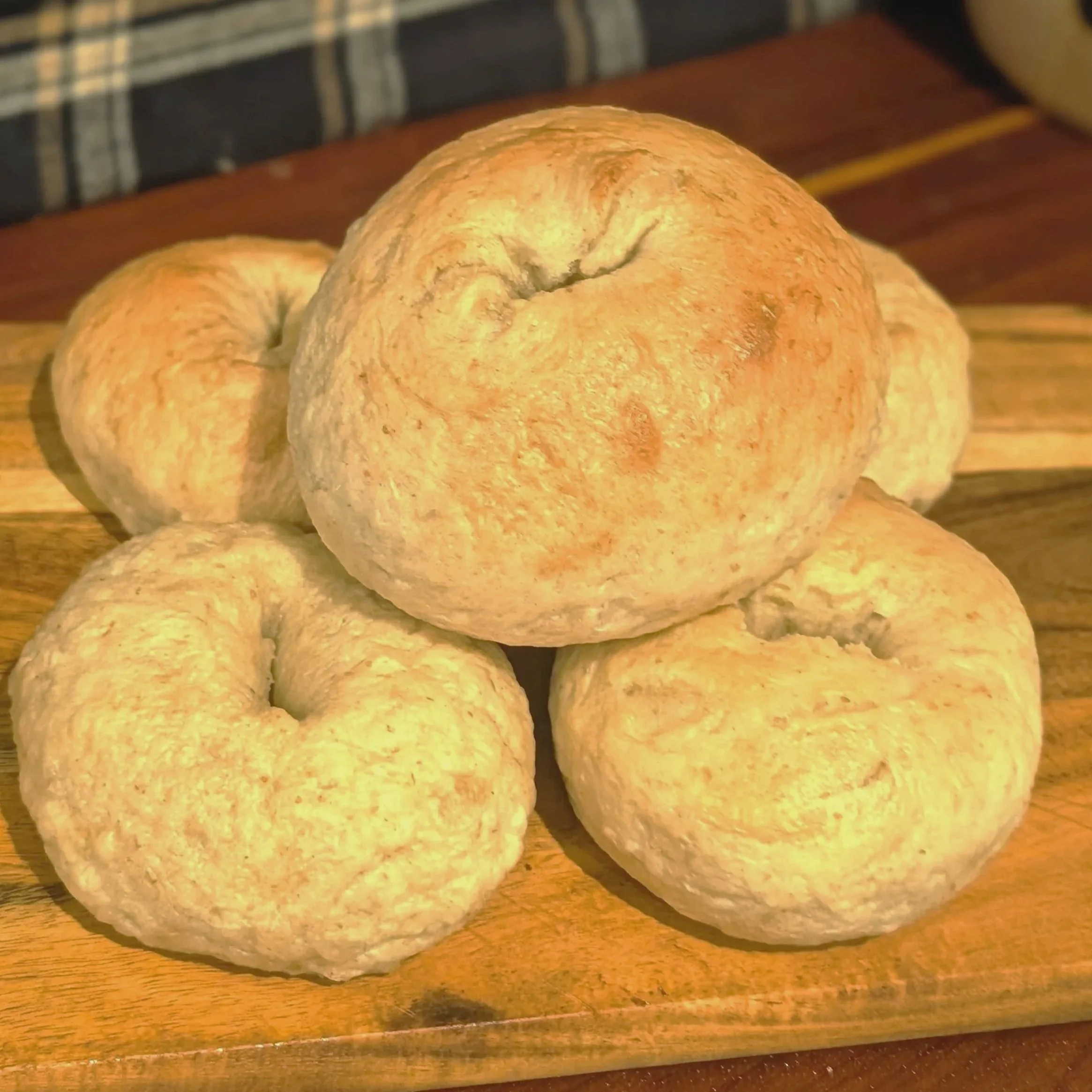 4 Regular Bagels