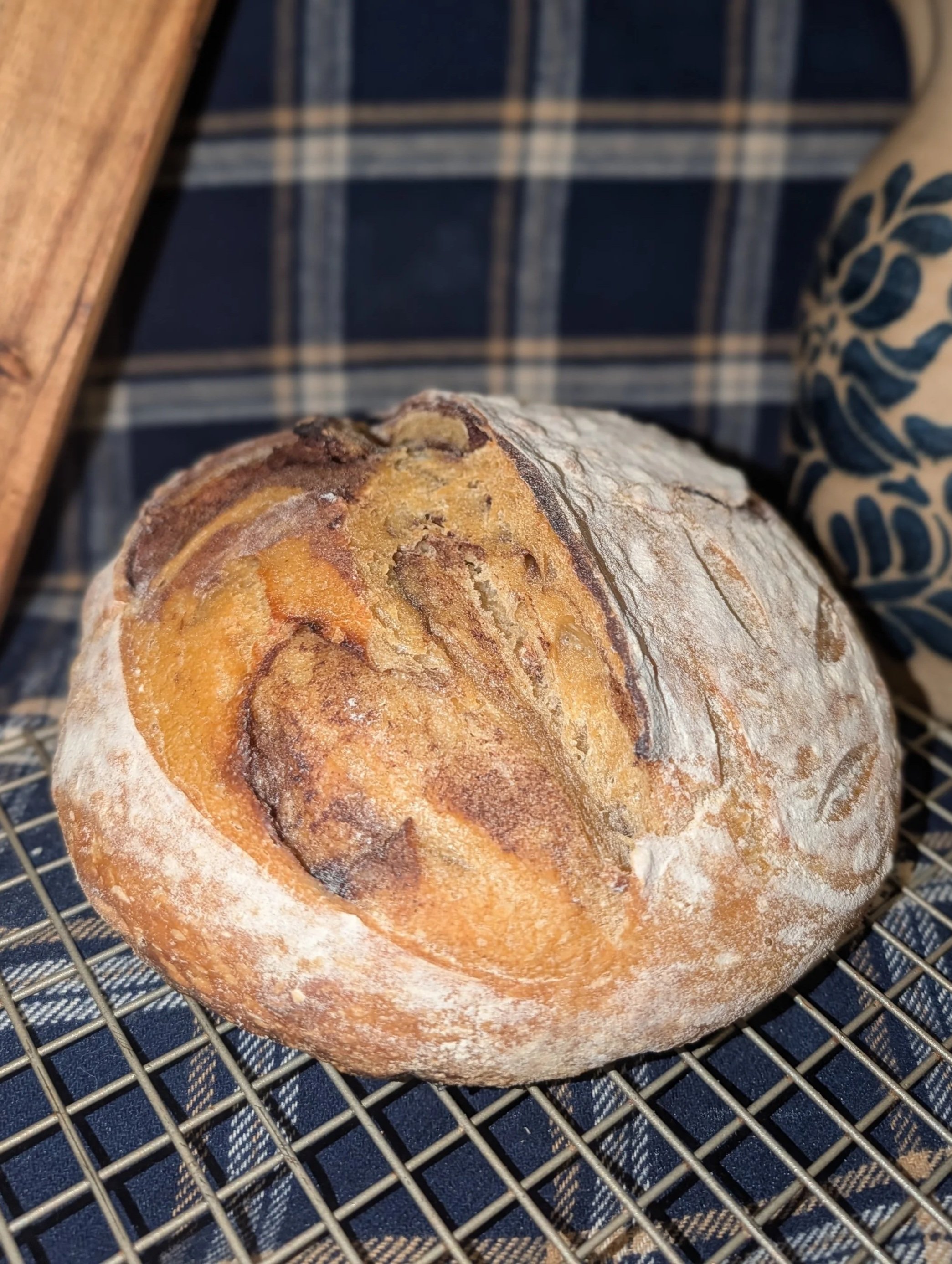 Pumpkin Swirl Sourdough Loaf