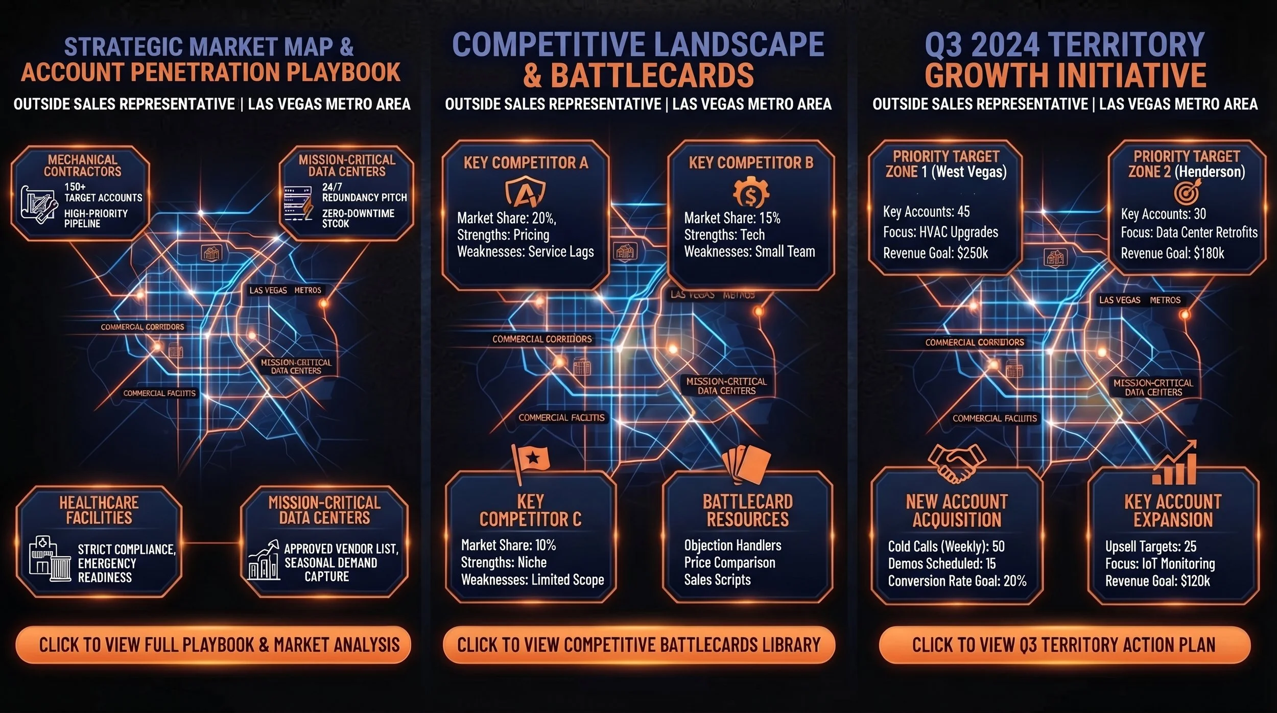 Strategic Market Map &amp; Account Penetration Playbook