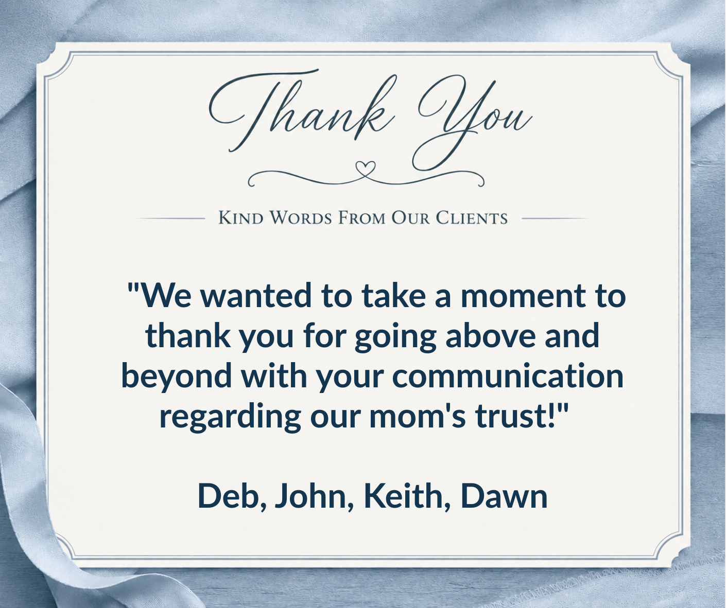 Deb, John, Keith & Dawn