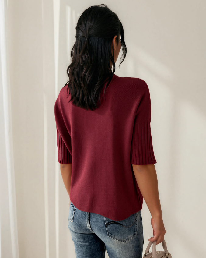 burgundy high neck sweater back.png