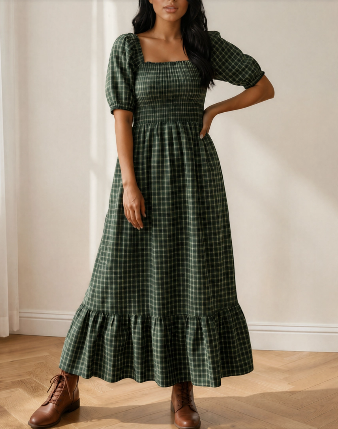green plaid maxi dress 2.png