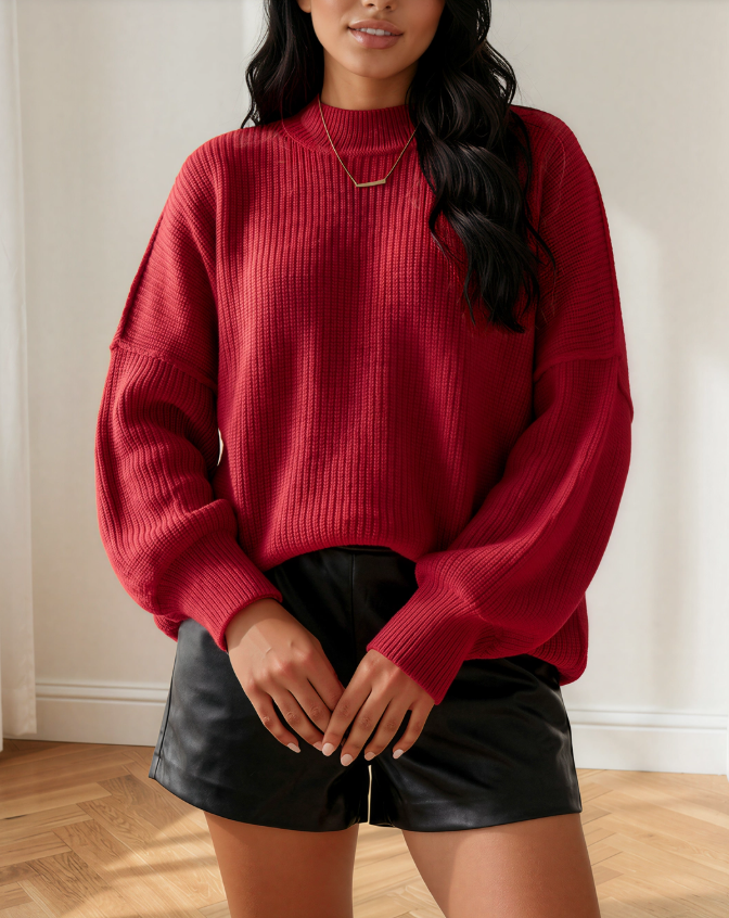 red ribbed sweater.png