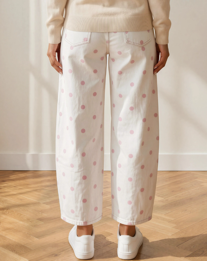 pink polka dot barrel pants back.png