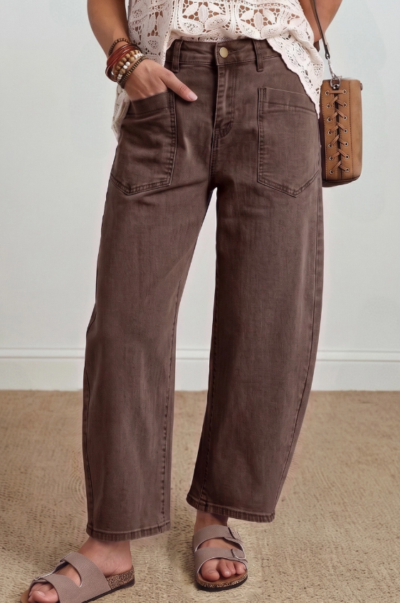 Briar Barrel Jeans | Patch Pocket Denim (Pre-Order)
