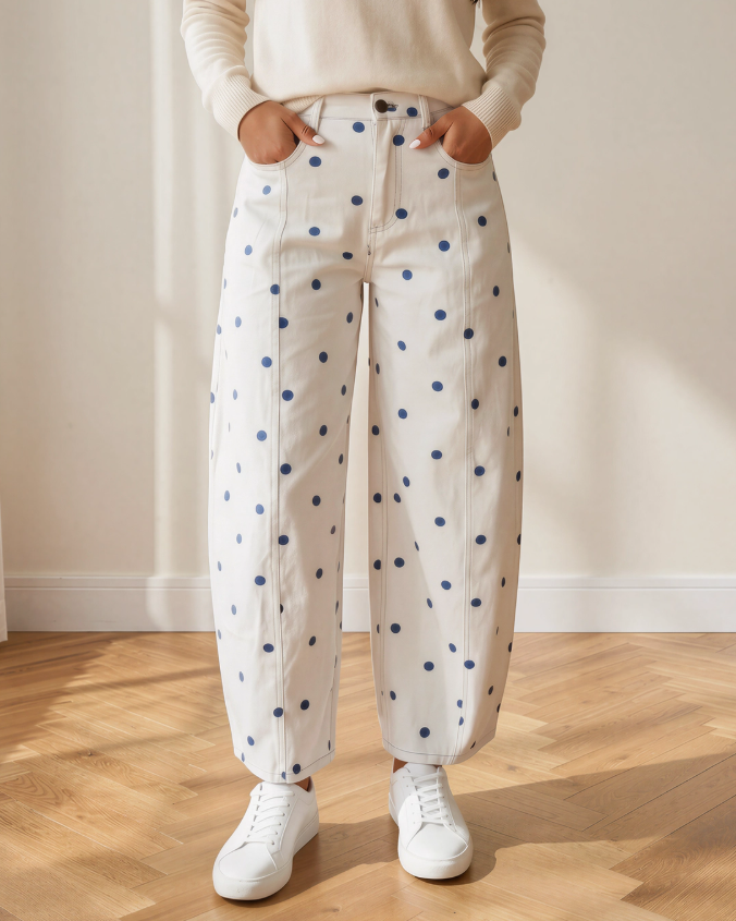 blue polka dot barrel pants.png