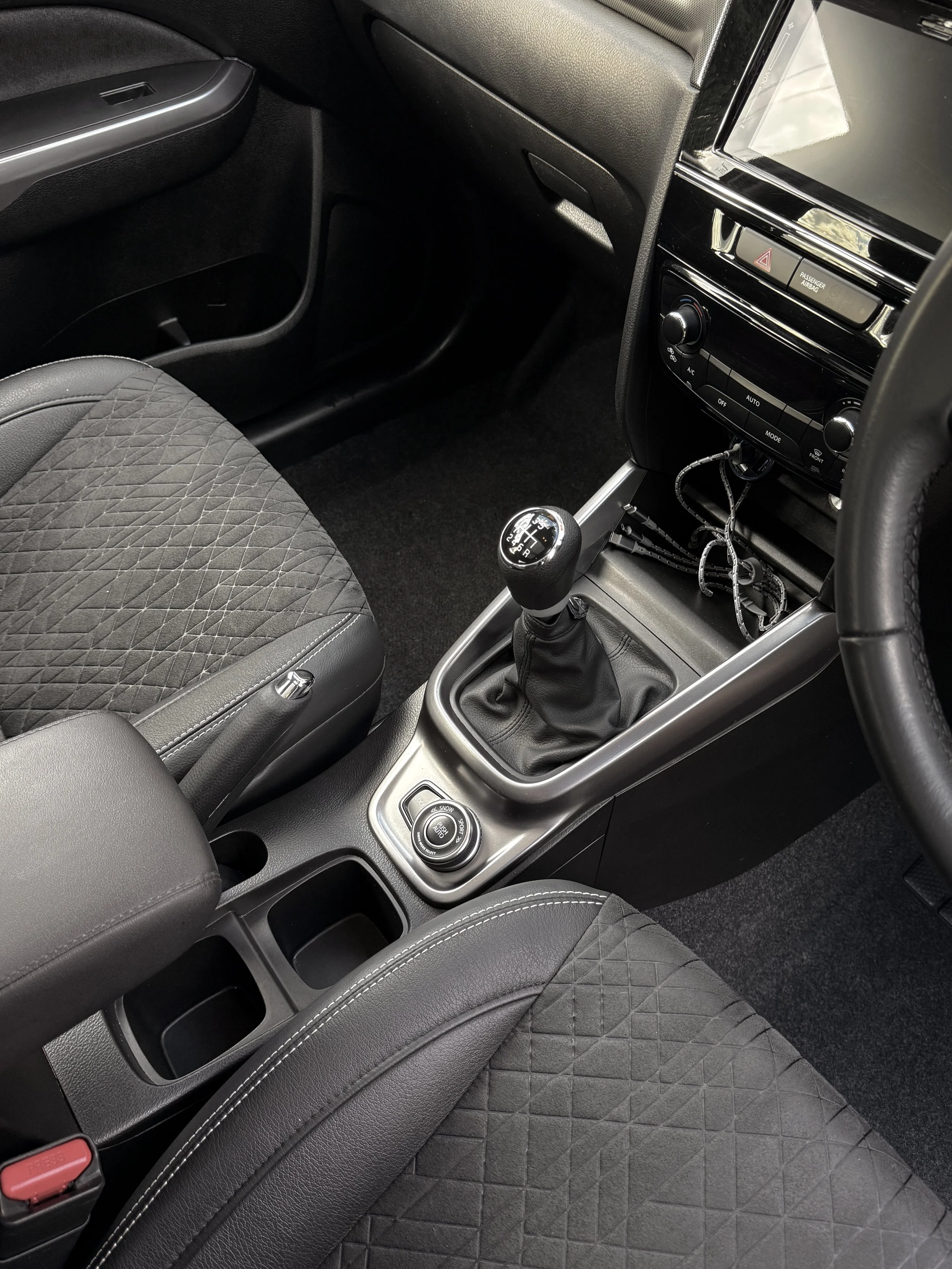 Clean car interior after a professional mobile car valet in Cheshire