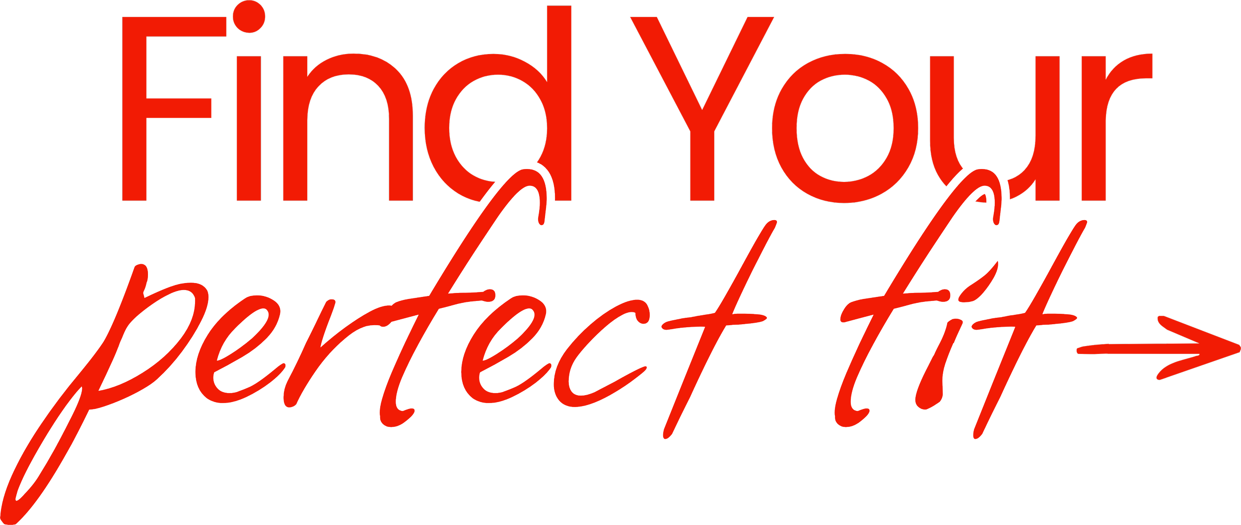 Find Your Perfect Fit → Button