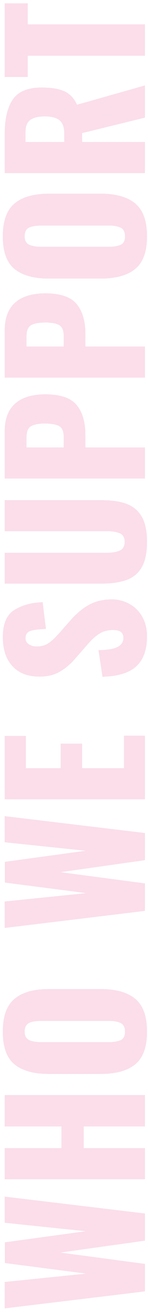 WHO WE SUPPORT