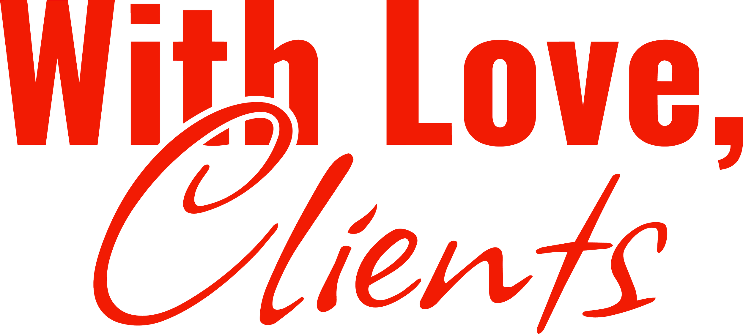 With Love, Clients