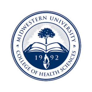The logo of Northwestern University College of Health Sciences, featuring an open book, a tree, and the year 1992, in blue and black colors.