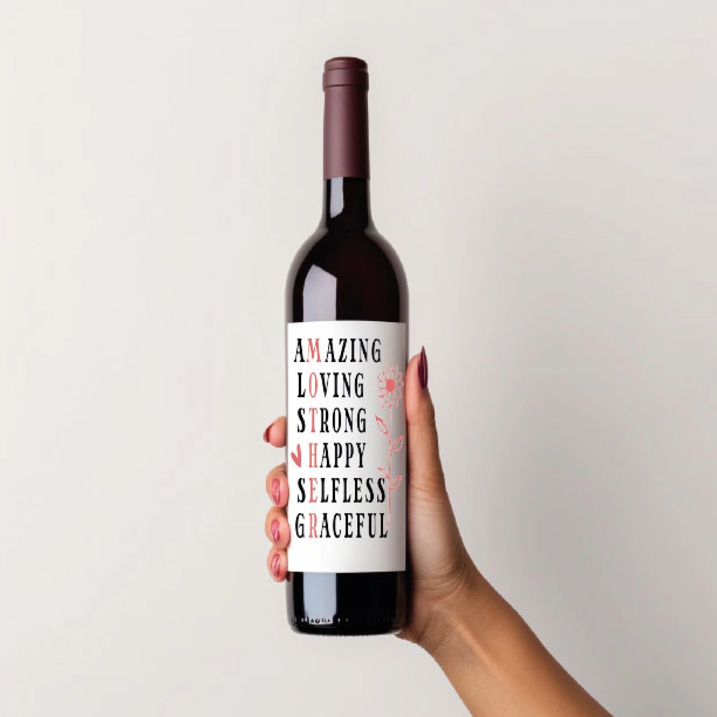 Botella de vino Mother