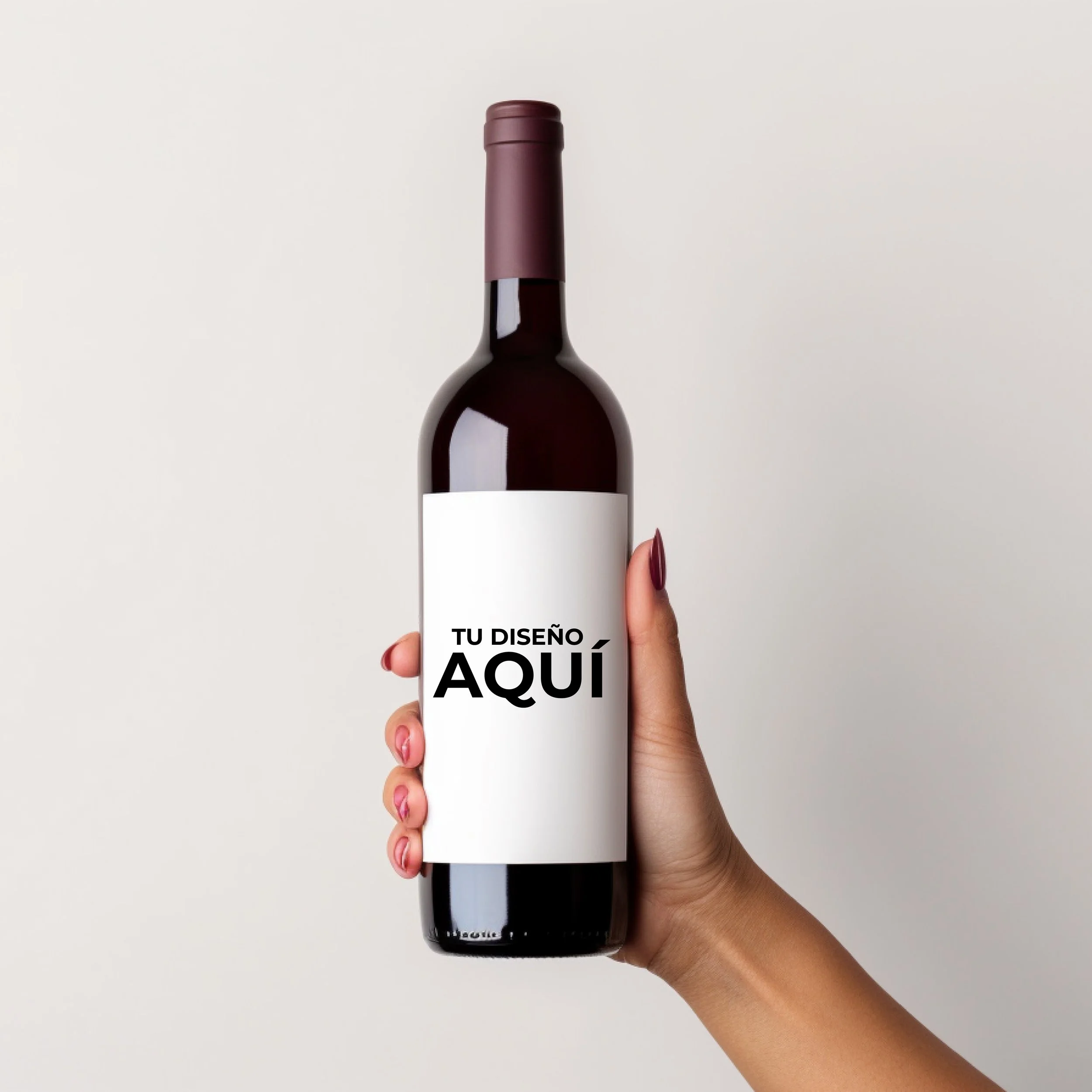 Botella de vino personalizada