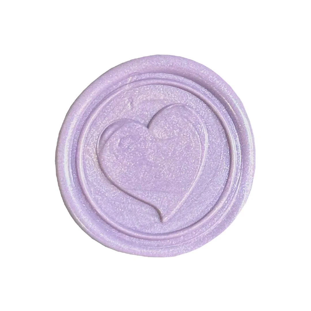 Cera lila glitter