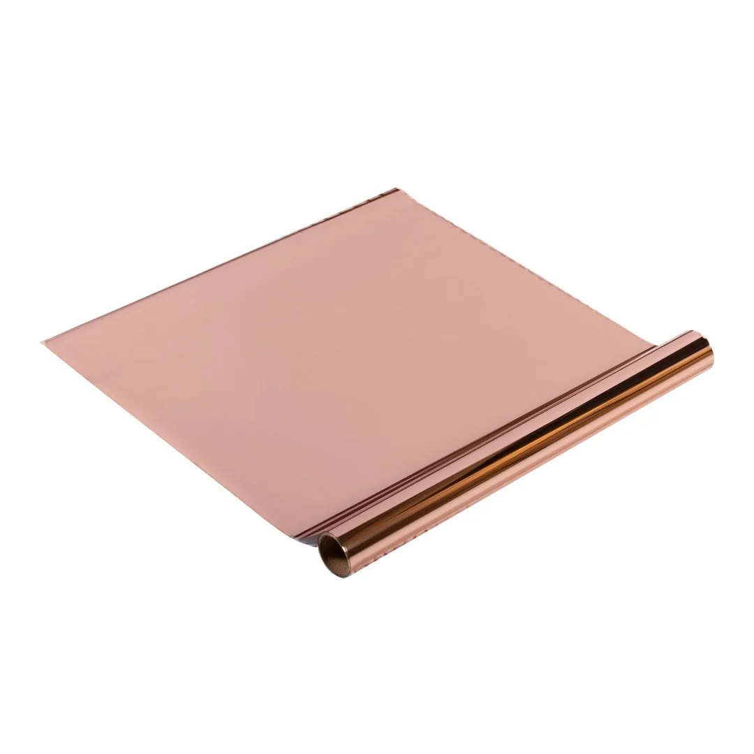 Foil reactivo dorado rosado
