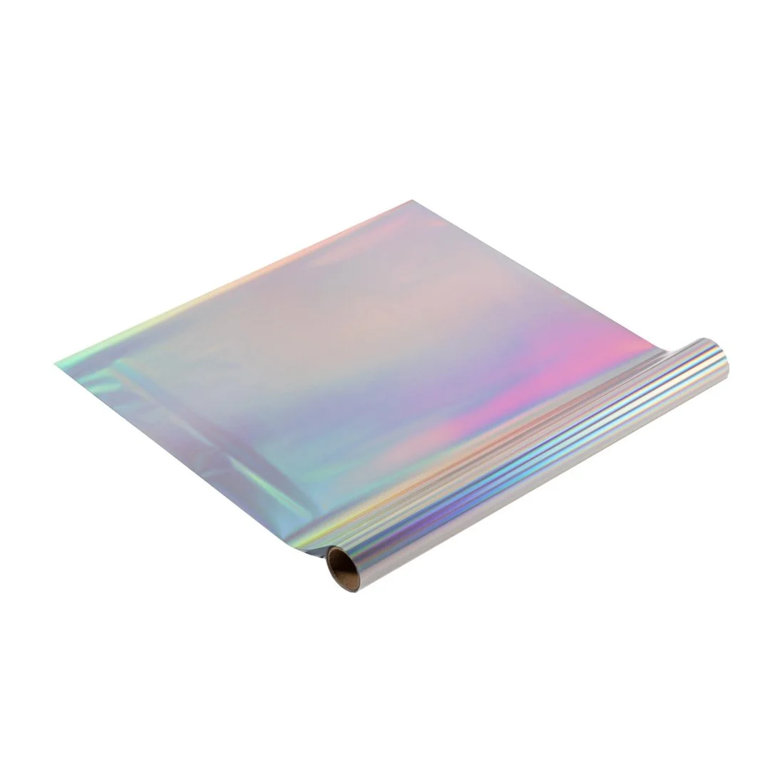 Foil reactivo plata holográfico