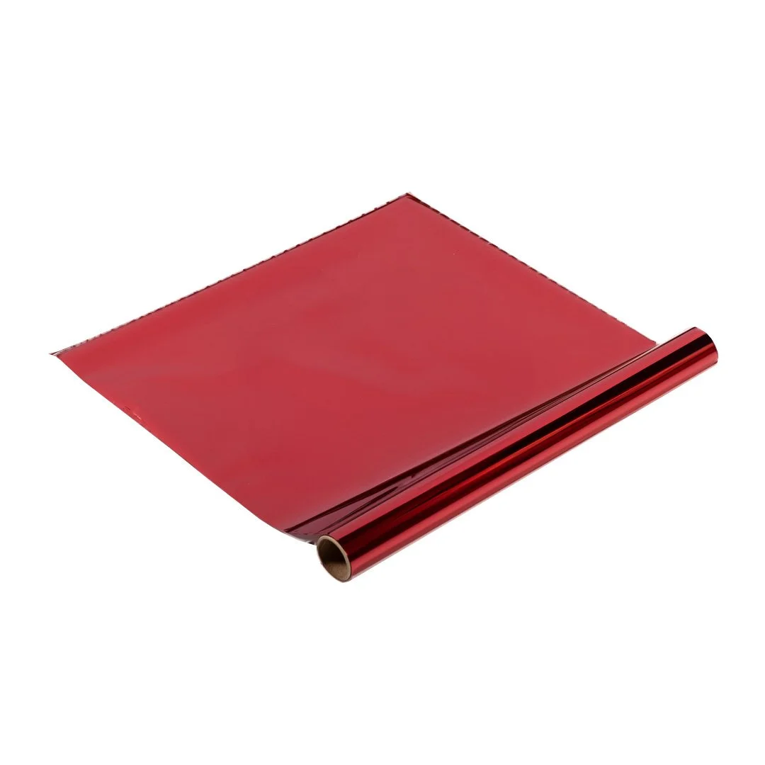 Foil textil rojo