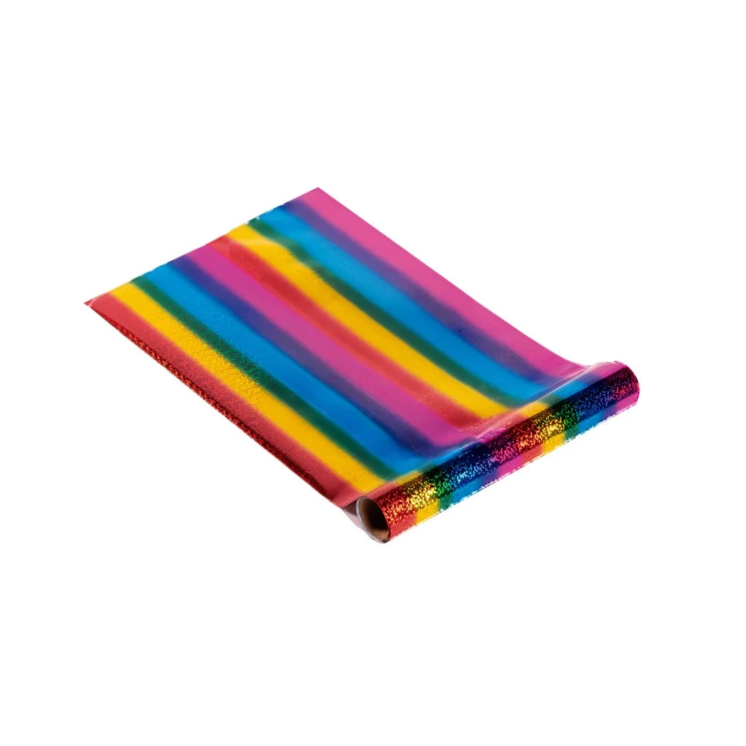 Foil tóner arcoiris escarchado