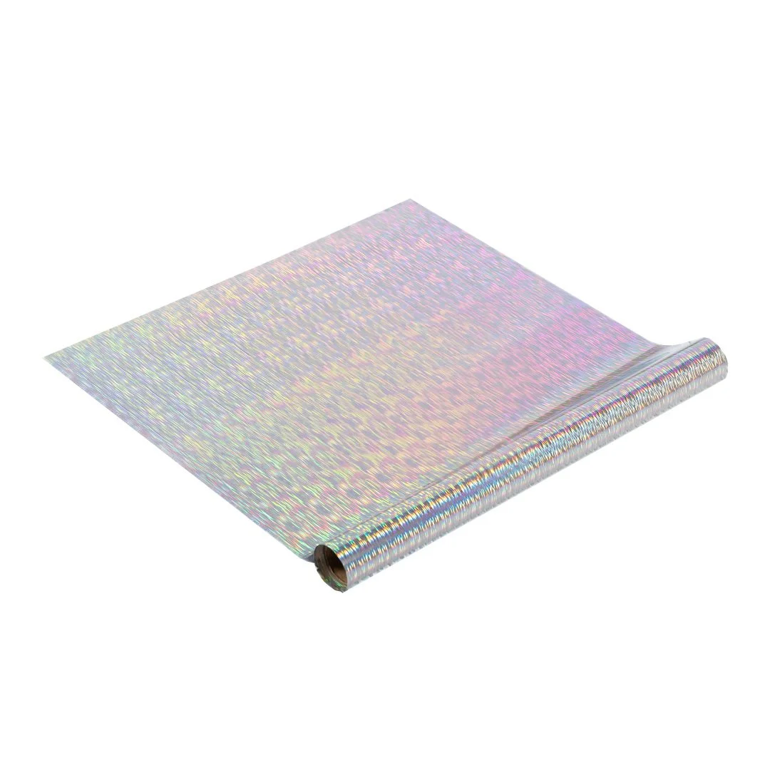 Foil tóner plata líneas holográfico